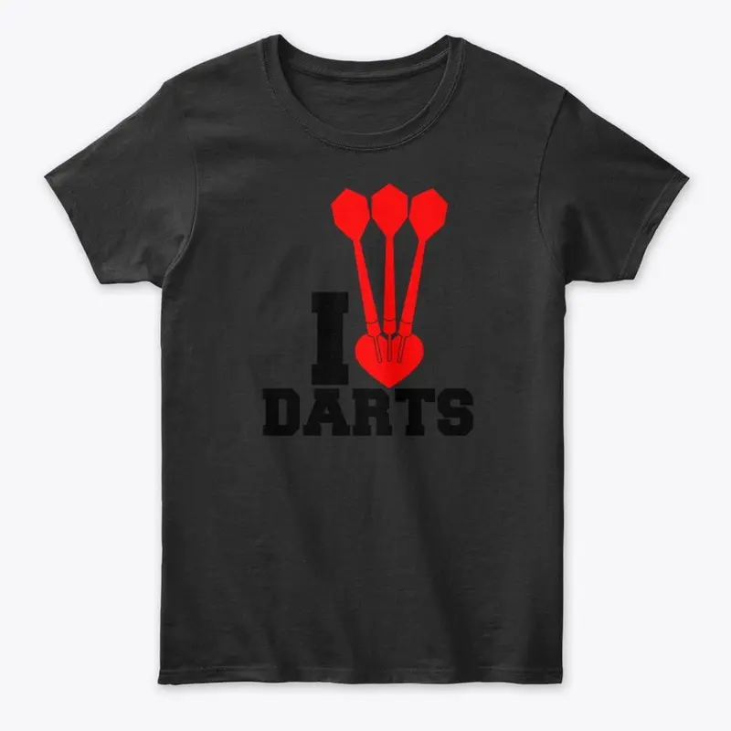 I Love Darts - Tees and Mugs